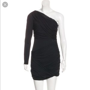 Alice and Olivia black mini dress